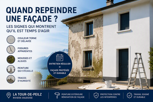 Quand repeindre une façade ? Guide complet pour entretenir votre maison