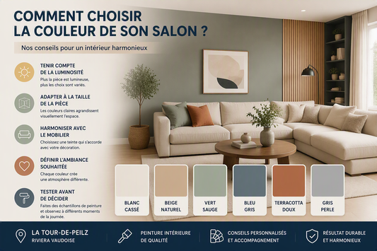Comment choisir la couleur de son salon ?