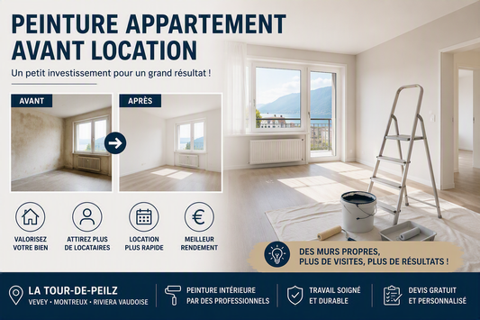 Pourquoi repeindre un appartement avant de le mettre en location ?