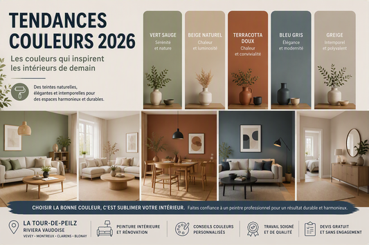 Tendances couleurs 2026 : quelles couleurs choisir pour son intérieur ?