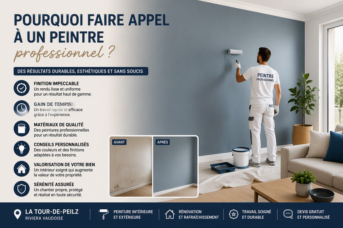 Pourquoi faire appel à un peintre professionnel ?